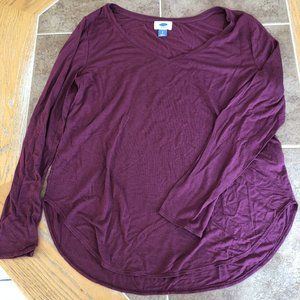 Red Long Sleeve Tee